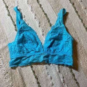 Dillards light blue bralette size medium